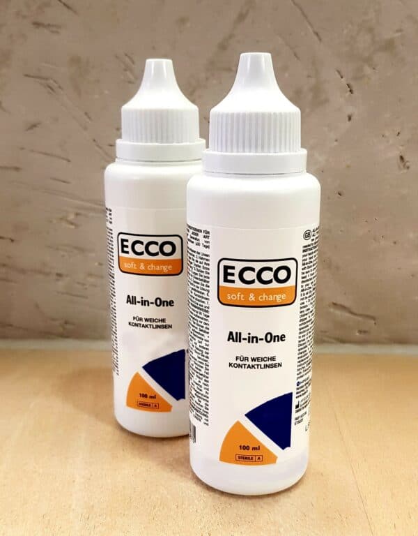 ECCO - All in One für weiche Kontaktlinsen 100ml Reisegröße