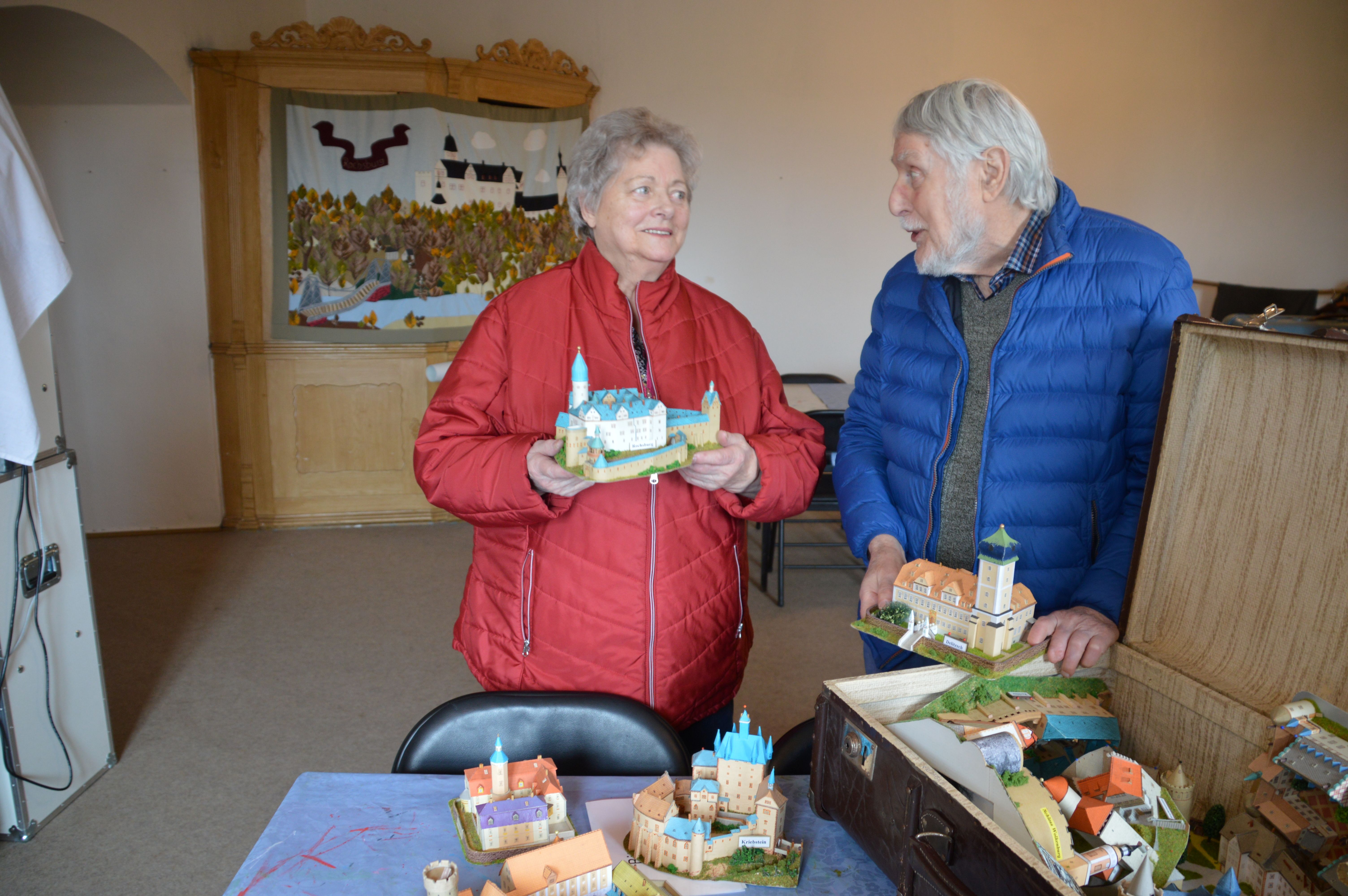 Kabinett-Ausstellung: Sächsische Burgen und Schlösser in Spur Z – von Horst Oschmann aus Waldenburg